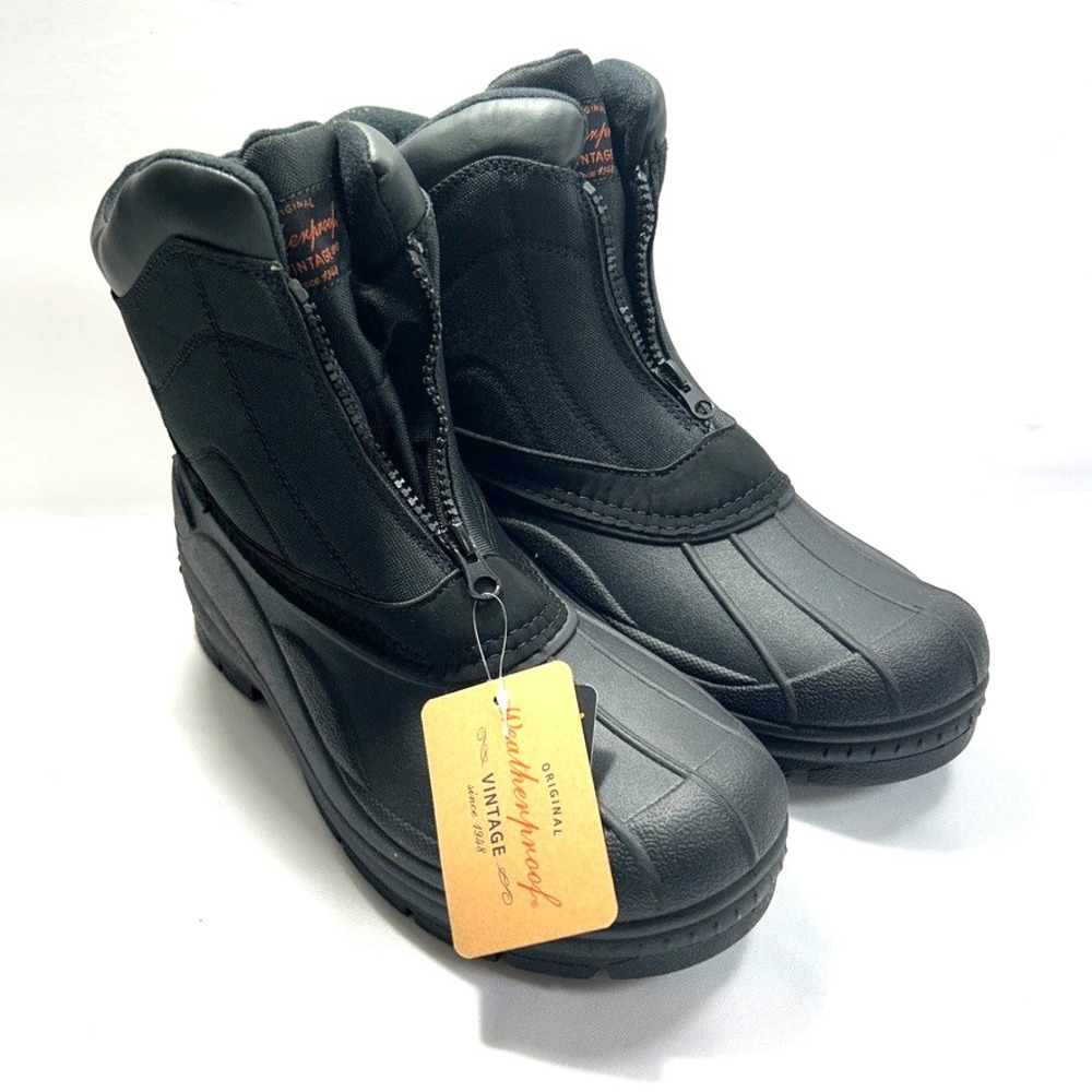 Weatherproof Vintage Jessie‎ Duck Thermolite Men's Boots Black US 10 - No Box